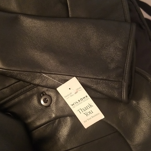 ❤🤎 Maxima by Wilson Genuine Leather Vintage Black Hooded  Jacket - S - Picture 10 of 11